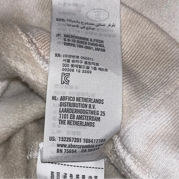 Abercrombie & Fitch Soft A&F Tie Dye Pullover Crewneck Sweatshirt XS Beach - Picture 7 of 10